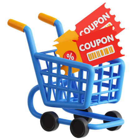Panier avec panneau de réduction  3D Icon