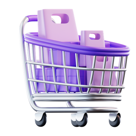 Panier d'achat du cyber lundi  3D Icon
