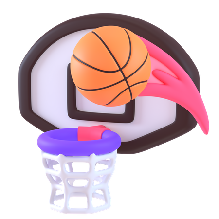 Panier de basket  3D Icon