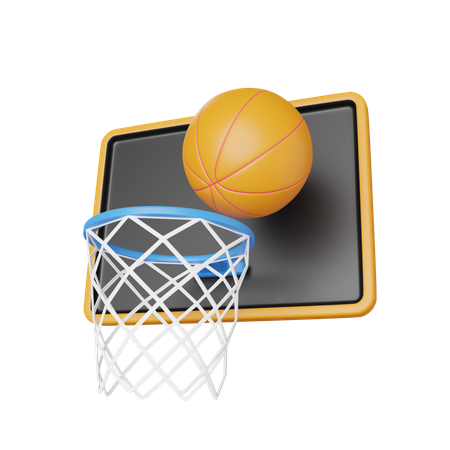 Panier de basket  3D Icon