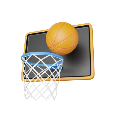 Panier de basket  3D Icon