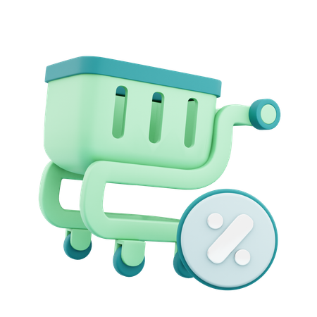 Panier de commerce électronique  3D Icon