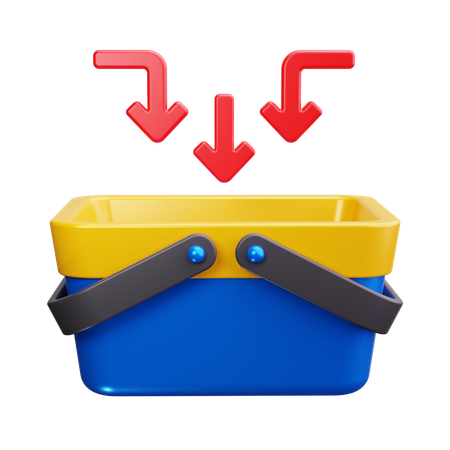 Panier  3D Icon