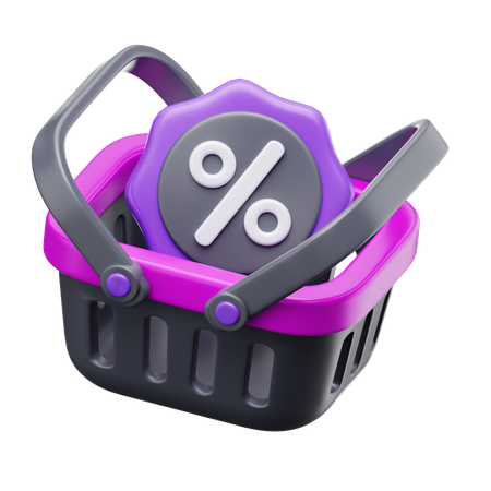 Panier  3D Icon