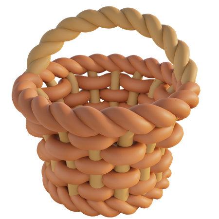 Panier de fleurs  3D Icon