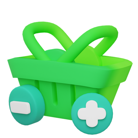 Panier de paiement  3D Icon