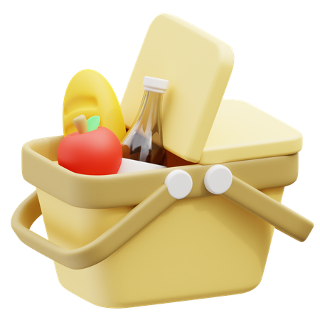Panier pique-nique  3D Icon