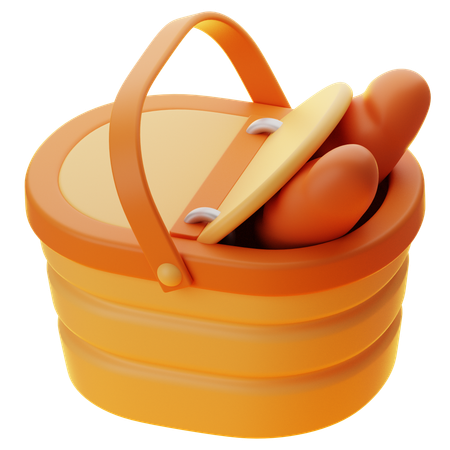 Panier pique-nique  3D Icon