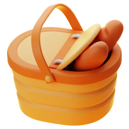 Panier pique-nique  3D Icon