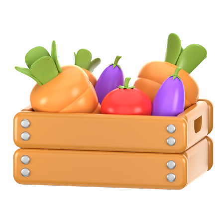 Panier de récolte  3D Icon