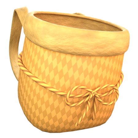 Sac à panier de riz  3D Icon