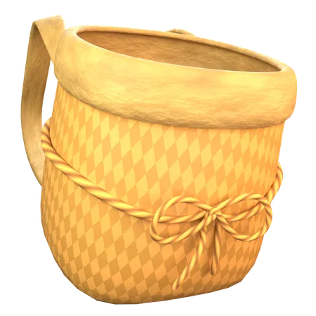 Sac à panier de riz  3D Icon