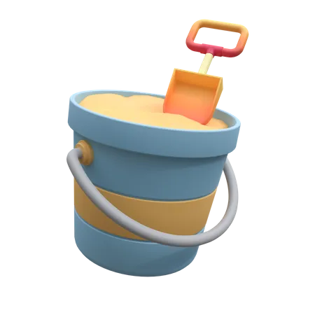 Panier de sable  3D Icon