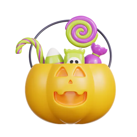 Panier d'Halloween  3D Icon