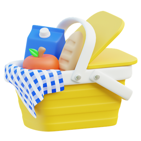 Panier pique-nique  3D Icon