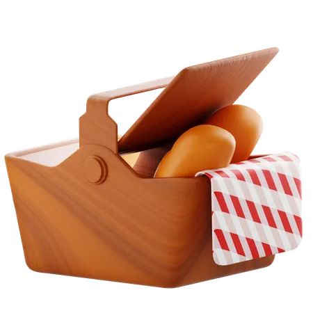 Panier pique-nique  3D Icon