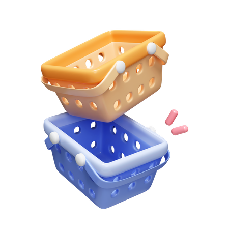 Paniers  3D Icon