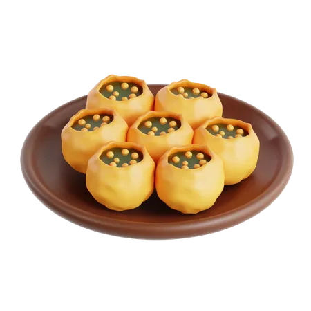 Panipuri  3D Icon