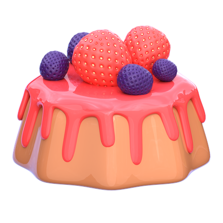 Panna Cotta  3D Icon