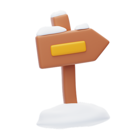 Panneau de signalisation  3D Icon