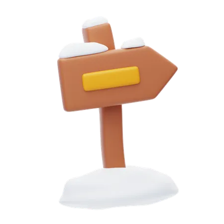 Panneau de signalisation  3D Icon