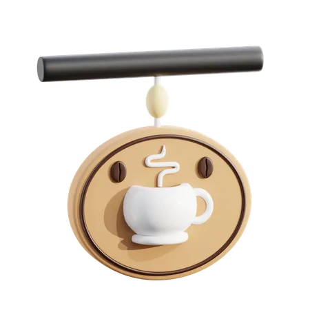 Enseigne de café  3D Icon