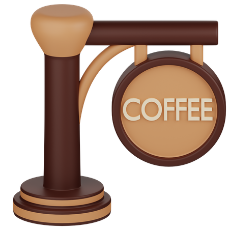 Enseigne de café  3D Icon