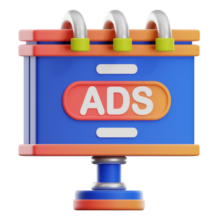 Panneau d'affichage  3D Icon