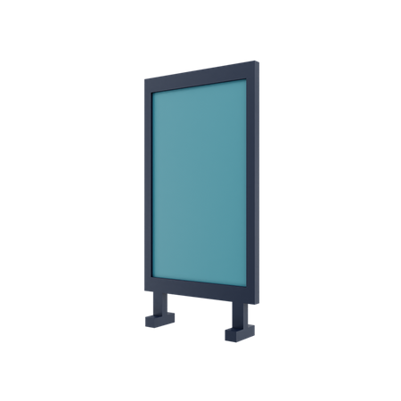 Panneau d'affichage  3D Icon