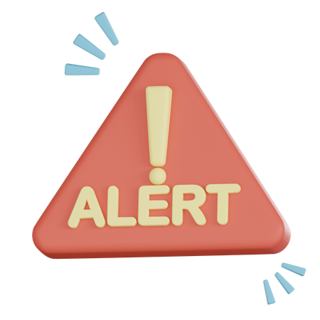 Panneau d'alerte  3D Icon