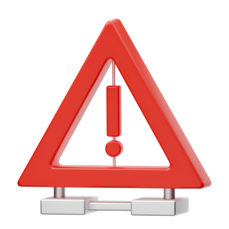 Panneau d'avertissement  3D Icon