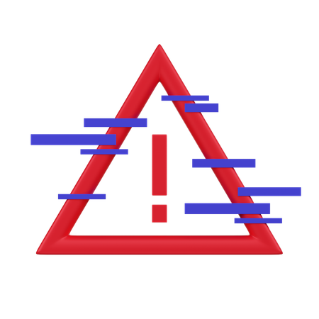 Panneau d'avertissement  3D Icon