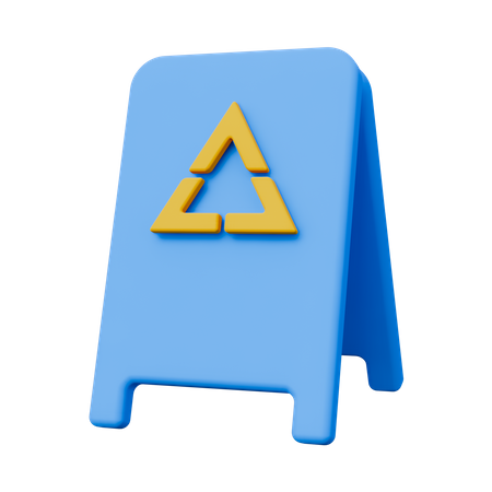 Panneau de signalisation  3D Icon