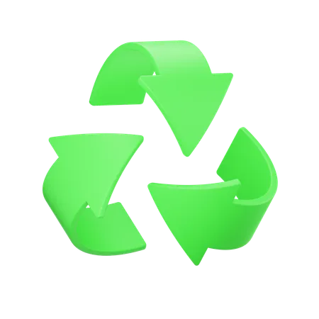 Signe de recyclage  3D Icon