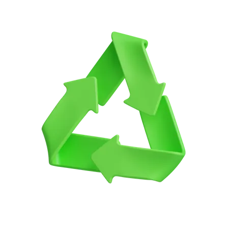 Signe de recyclage  3D Icon