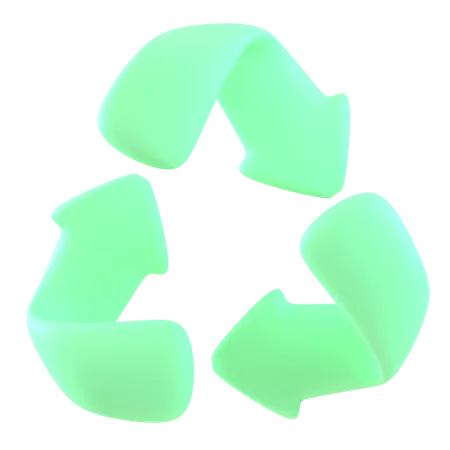 Signe de recyclage  3D Icon