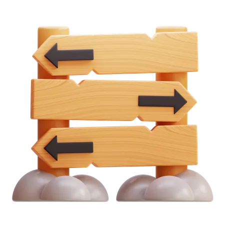 Panneau de signalisation  3D Icon