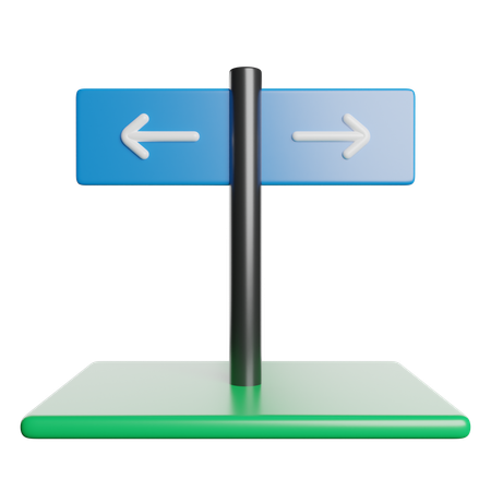 Panneau de signalisation  3D Icon