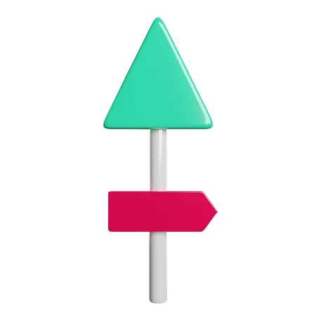 Panneau de signalisation  3D Icon