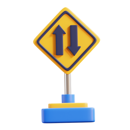 Panneau de signalisation  3D Icon