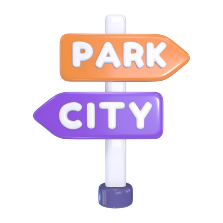 Panneau de rue  3D Icon