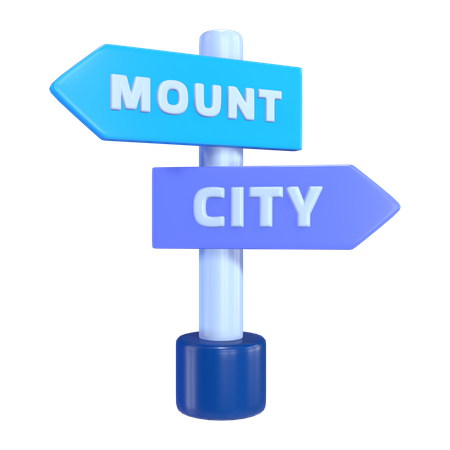 Panneau de signalisation  3D Icon