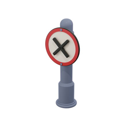 Panneau de signalisation  3D Icon