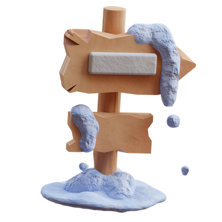 Panneau de signalisation  3D Icon