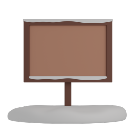 Panneau de signalisation  3D Icon
