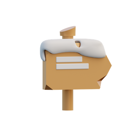 Panneau de signalisation  3D Icon