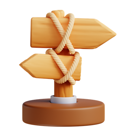 Panneau de signalisation  3D Icon