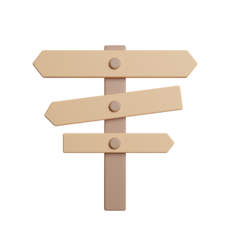 Panneau de signalisation  3D Icon