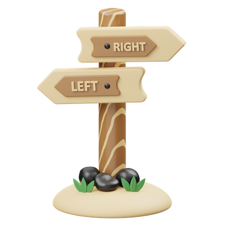 Panneau de signalisation  3D Icon