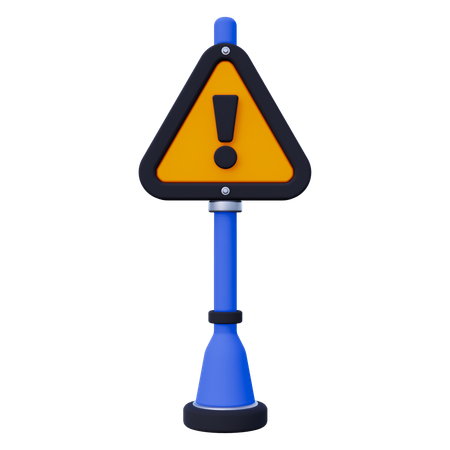 Panneau de signalisation  3D Icon